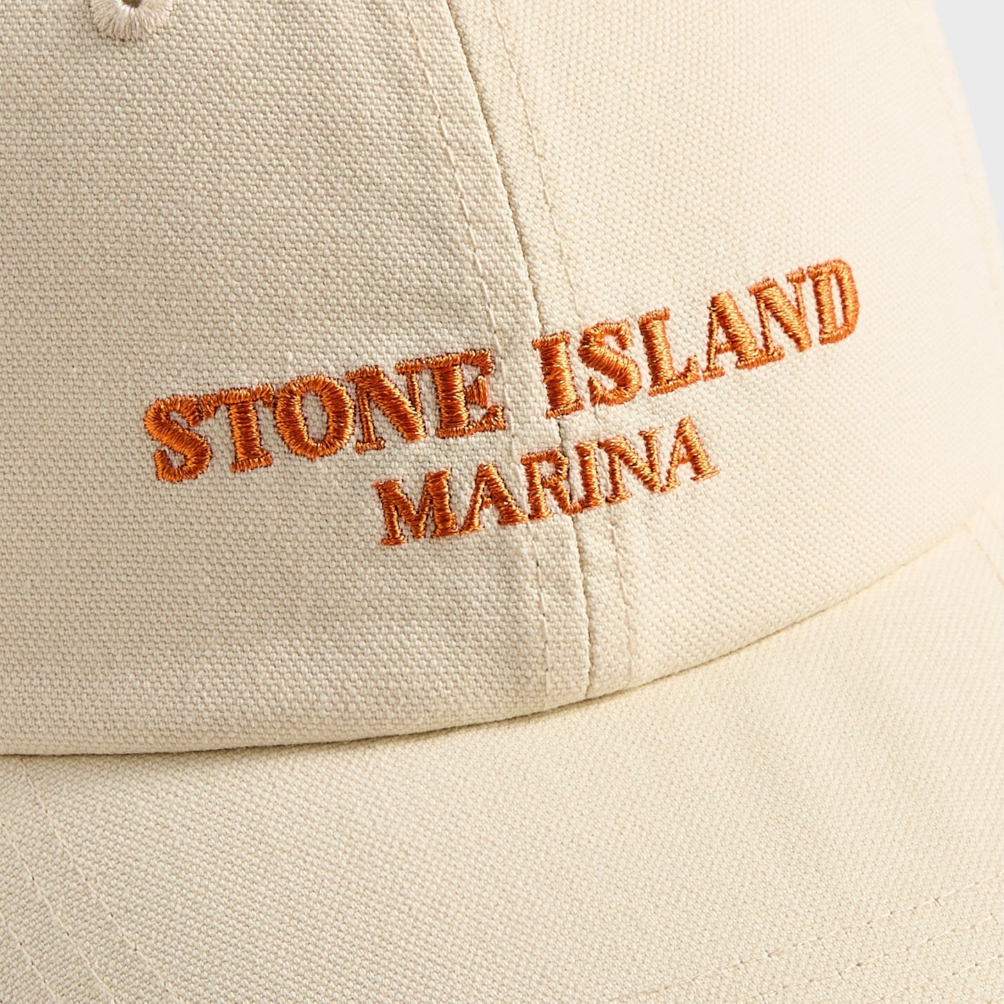 Stone Island Double Twisted Tela Marina Cap - Ivory