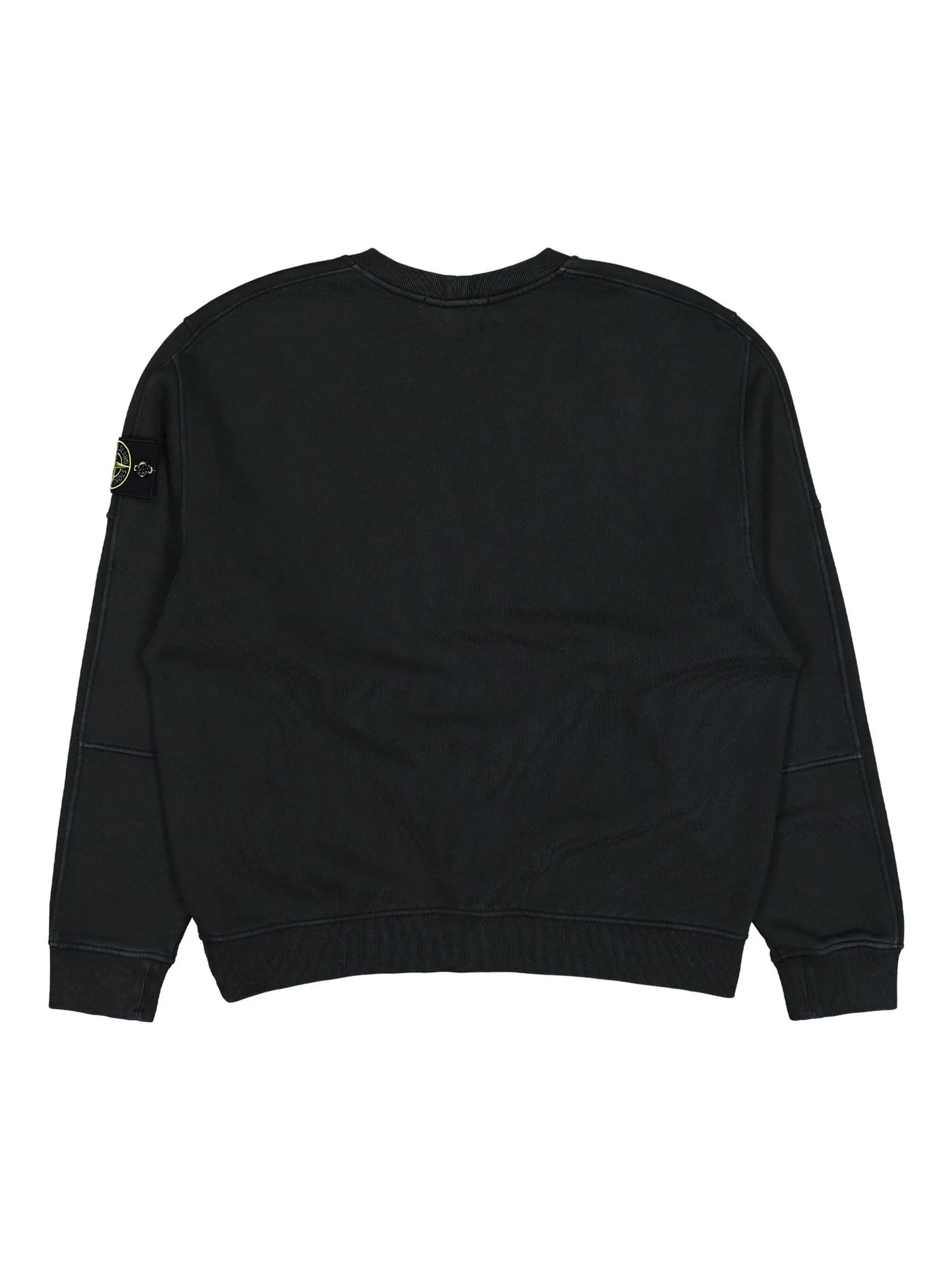 Sweatshirt with visible stitching