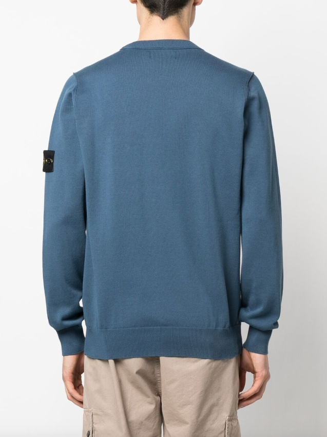 Stone Island crewneck knit in soft cotton