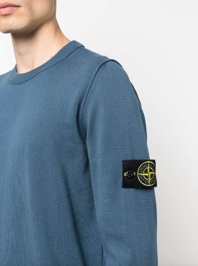 Stone Island crewneck knit in soft cotton