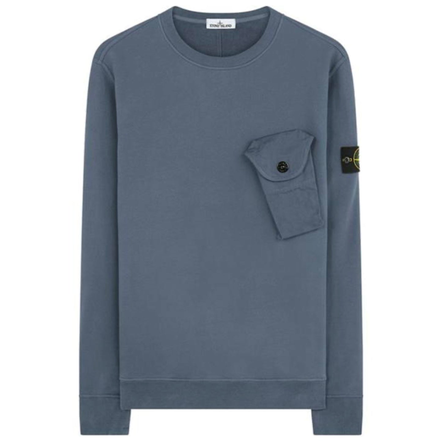 Stone Island Powder Blue Pocket Sweatshirt