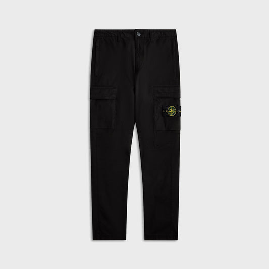 Stone Island Stretch-Tc Garment Dyed Pant - Black