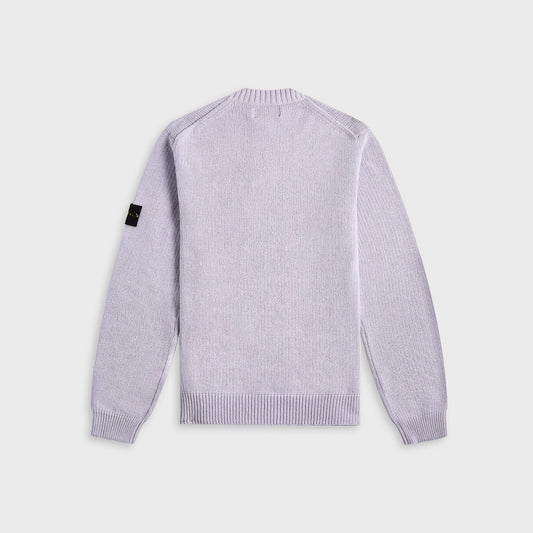 Stone Island Raw Hand Cotton Crewneck - Lilac
