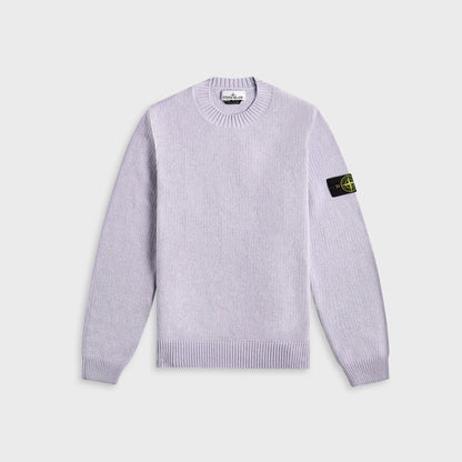 Stone Island Raw Hand Cotton Crewneck - Lilac