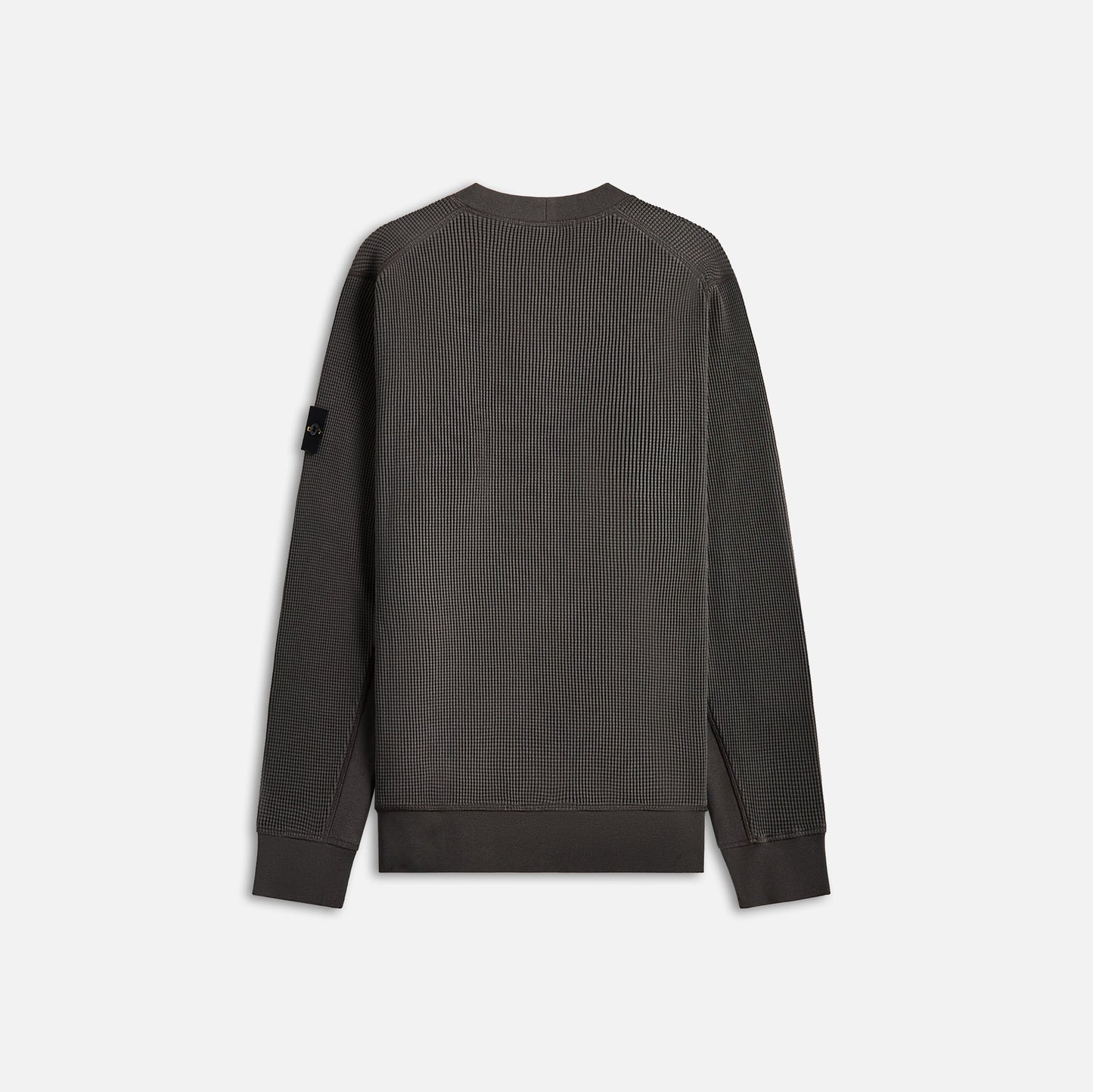 Stone Island Cotton Waffle Fleece Sweatshirt - Charcoal