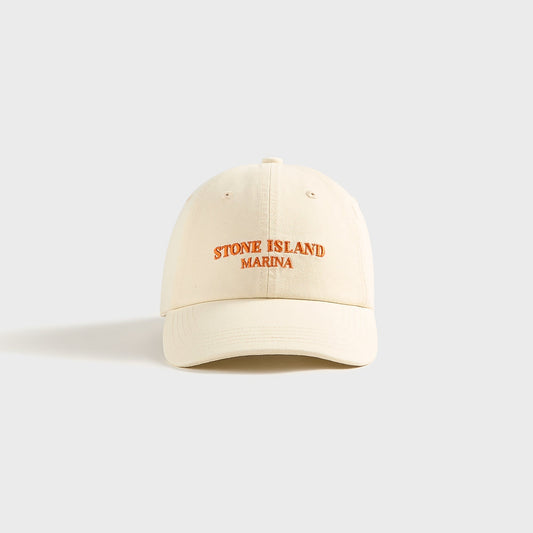 Stone Island Double Twisted Tela Marina Cap - Ivory