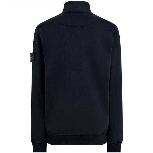 Stone Island Navy 1/4 Zip Sweatshirt