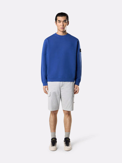 Sweatshirt with visible stitching