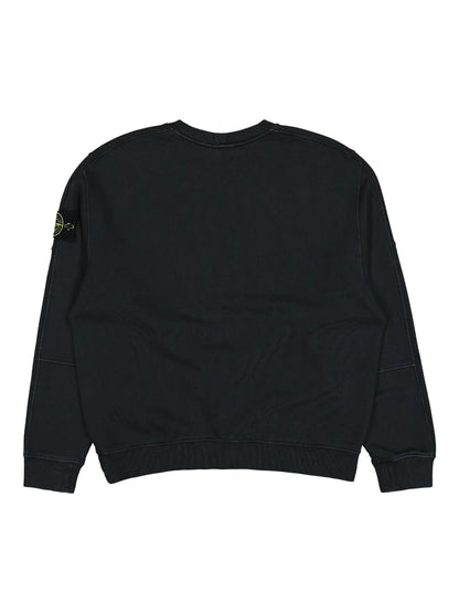 Sweatshirt with visible stitching