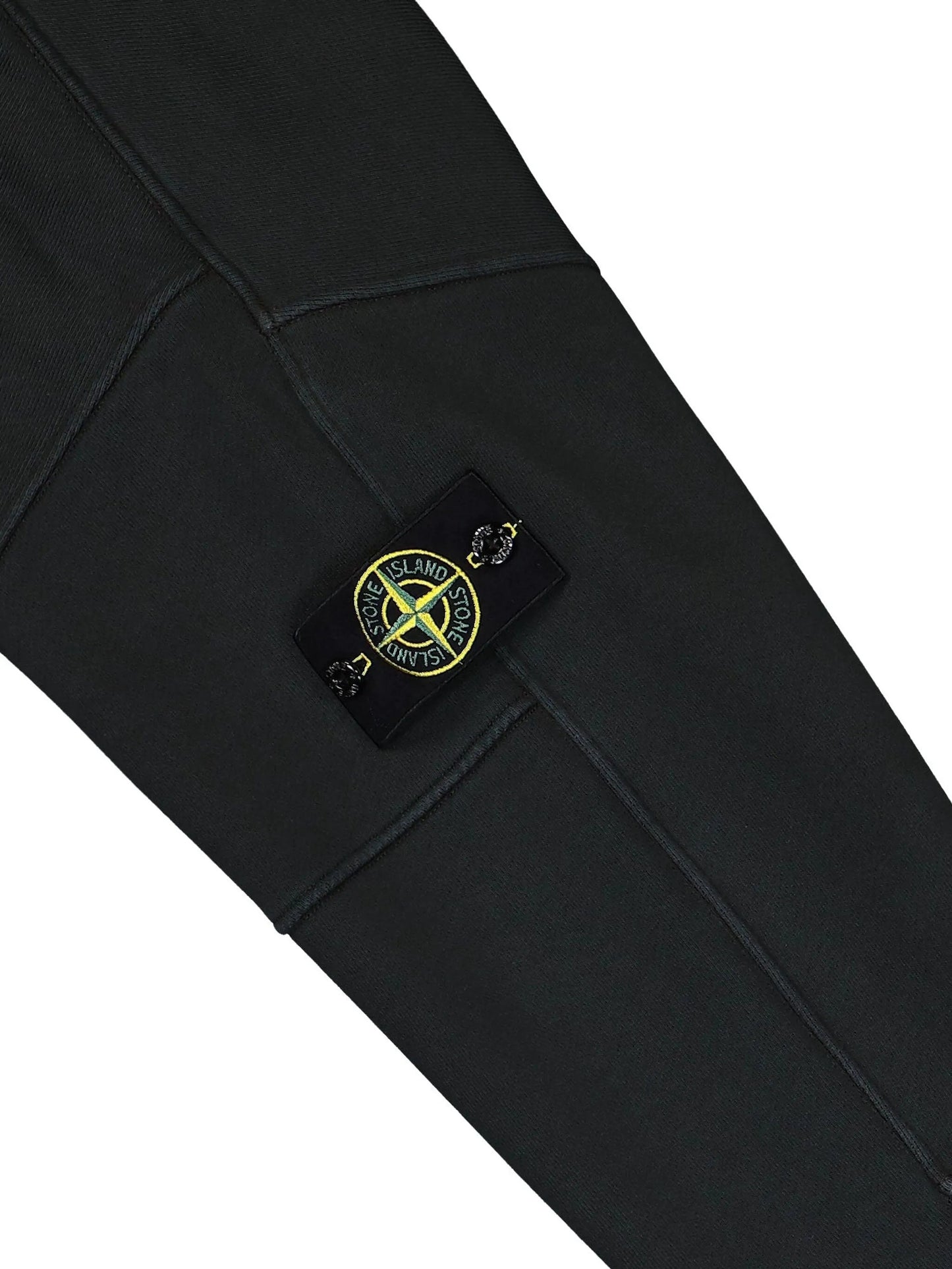 Sweatshirt with visible stitching