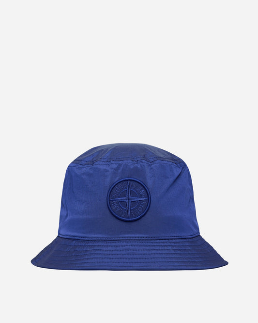 Nylon Metal Bucket Hat Bright Blue