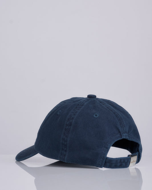 Stone Island Brushed Gabardine Logo Cap Navy Blue