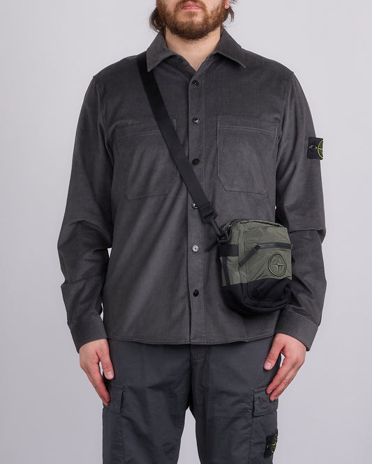 Stone Island Econyl Nylon Metal Crossbody Bag Musk