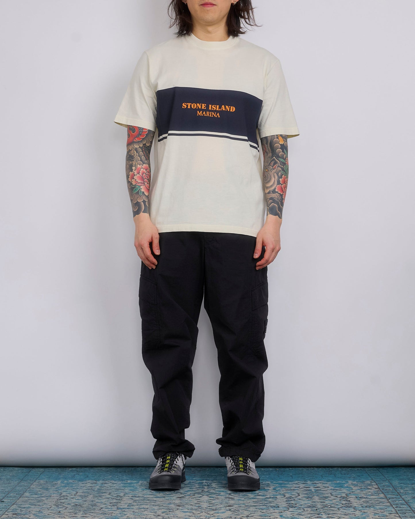 Stone Island Stretch Ripstop-TC Cargo Pant Black