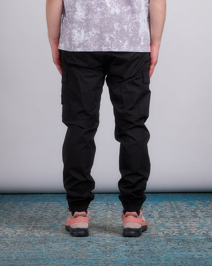 Stone Island Tela Stretch Parachute Cargo Pant Black