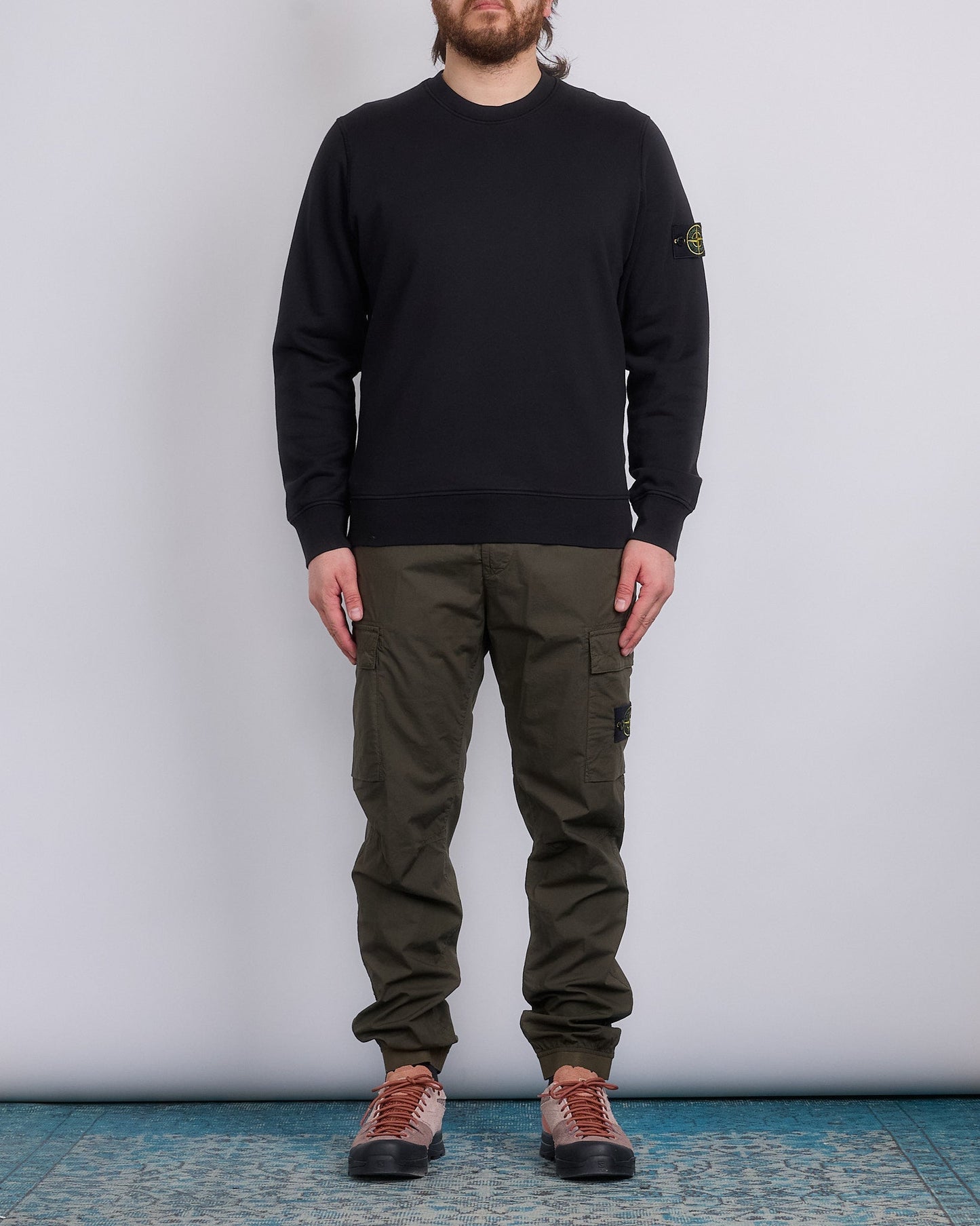 Stone Island Tela Stretch Parachute Cargo Pant Military