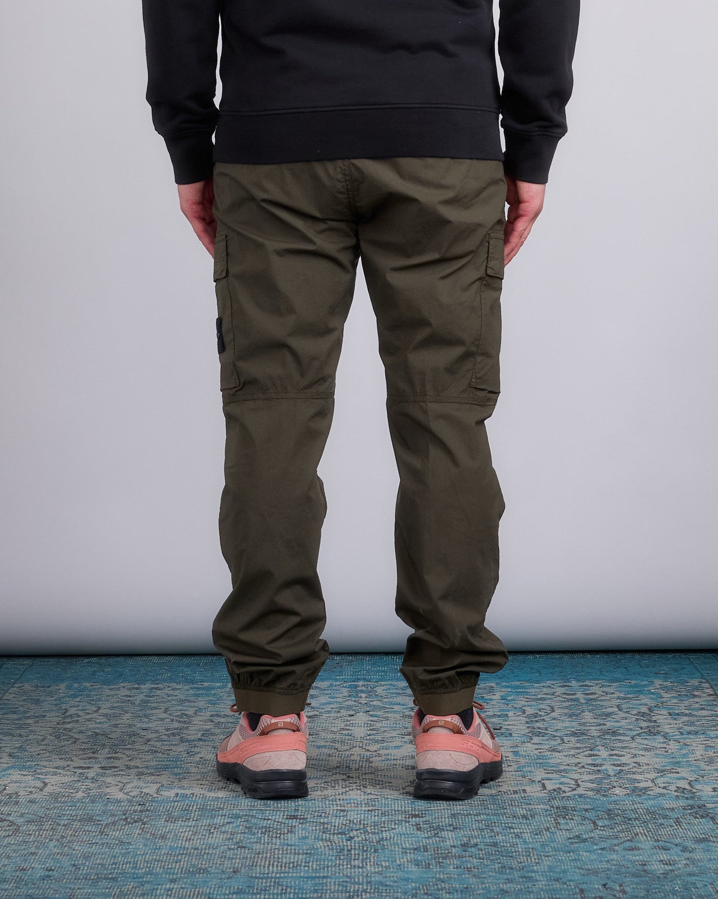 Stone Island Tela Stretch Parachute Cargo Pant Military