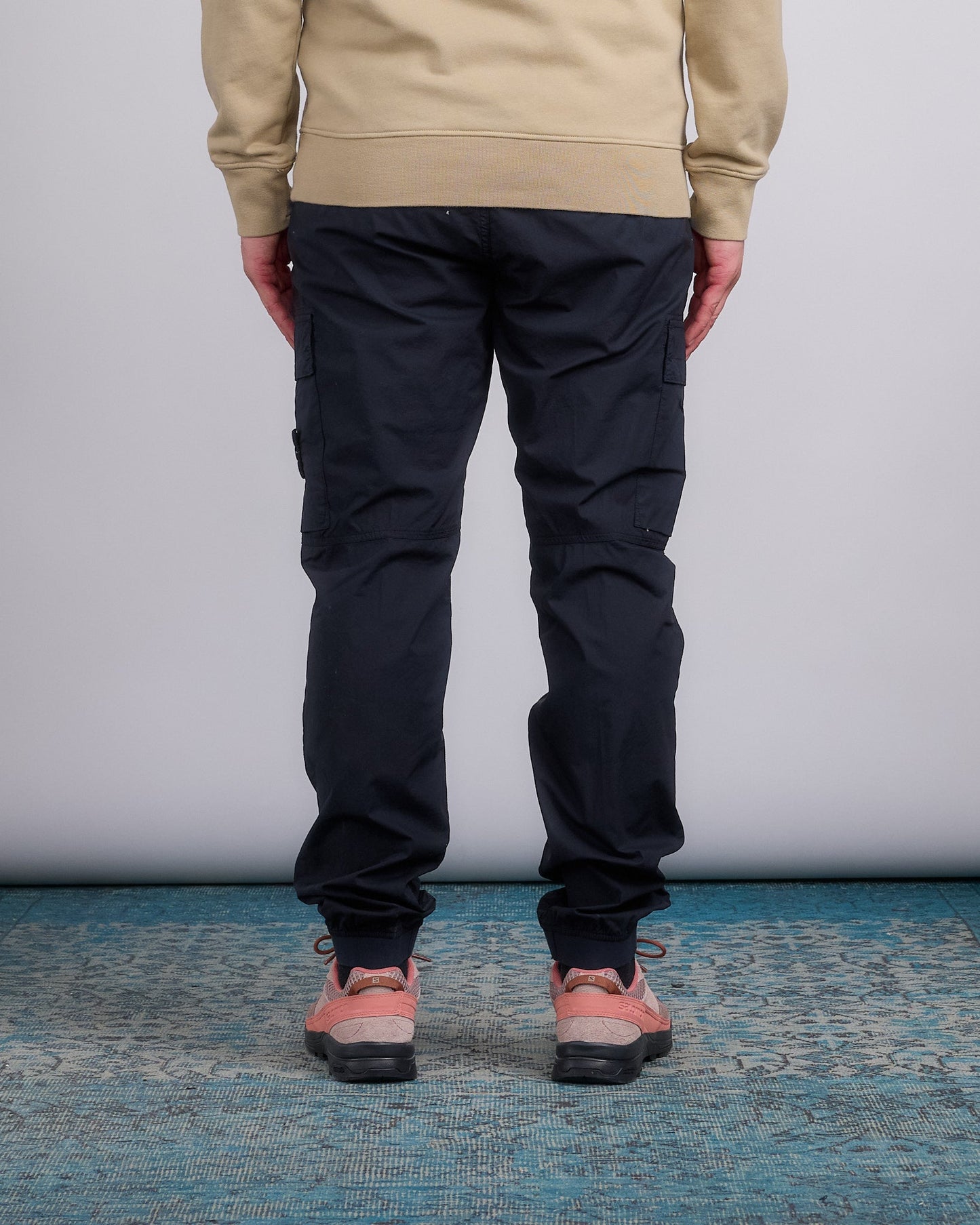 Stone Island Tela Stretch Parachute Cargo Pant Navy Blue