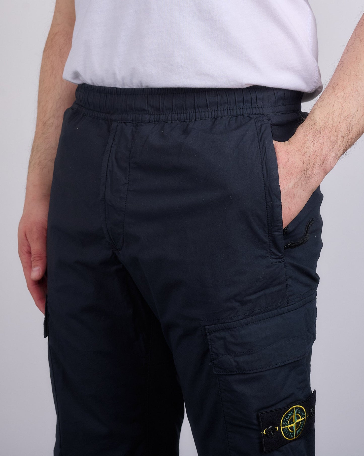 Stone Island Tela Stretch Parachute Cargo Pant Navy Blue