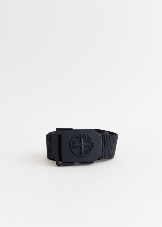 Matte Buckle Nylon Belt