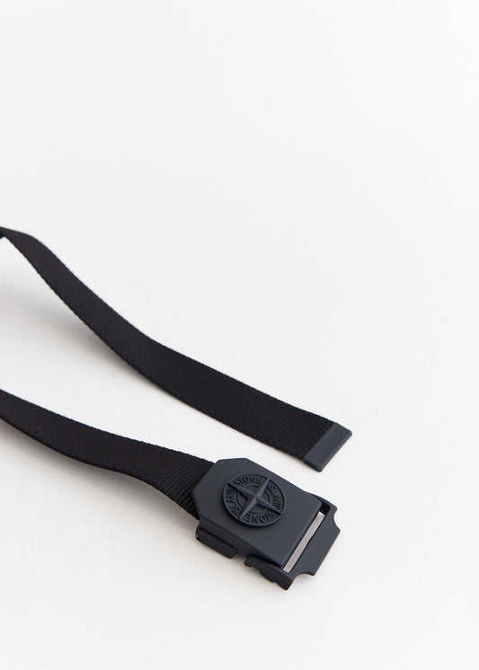 Matte Buckle Nylon Belt
