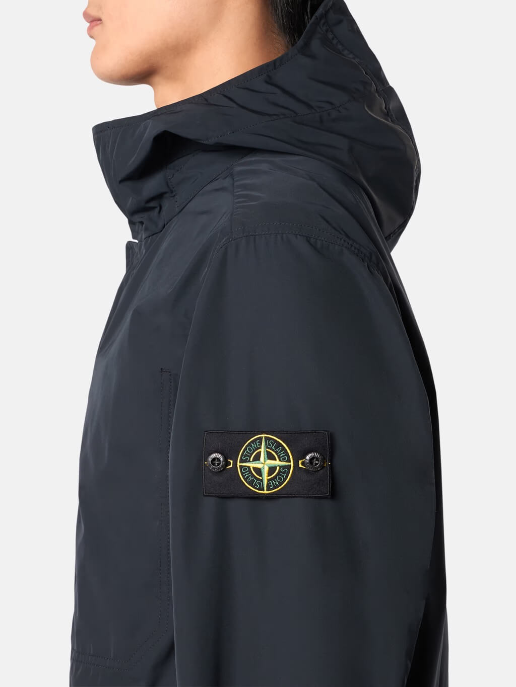 4100006 Hooded Jacket in Micro Twill
