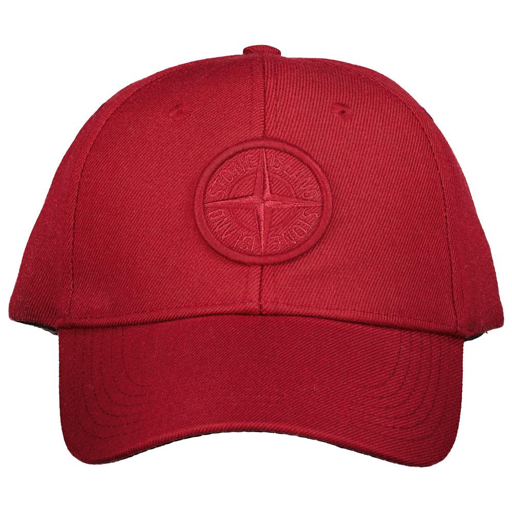 Stone Island Cherry Embroidered Logo Cap