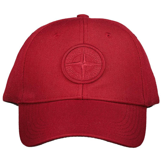 Stone Island Cherry Embroidered Logo Cap