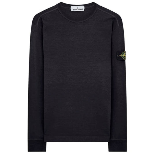Stone Island Navy Crewneck Sweatshirt