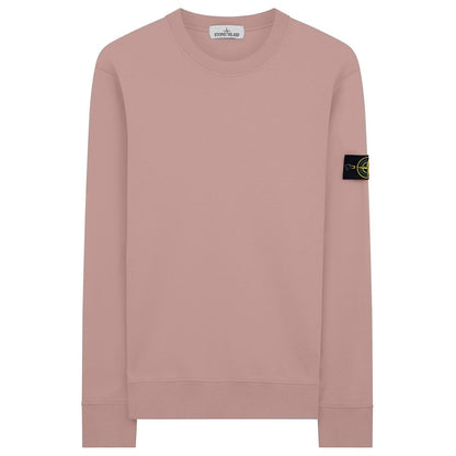 Stone Island Pink Crewneck Sweatshirt
